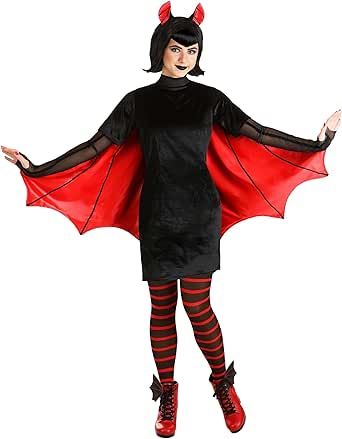 Halloween Costume With Wig, Mavis Costume, Hotel Transylvania Mavis, Costume With Wig, Hotel Transylvania Costume, Mavis Hotel Transylvania, Bat Costume, Striped Tights, Halloween Costume Shop