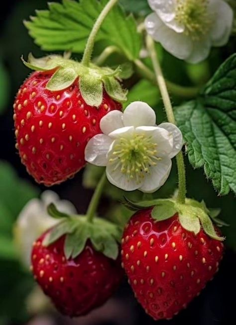 Fruit Art Reference Photos, Fruits Drawing Reference, Strawberry Still Life Photography, Reference Photos Fruit, Pictures Of Fruit, Strawberry Photography, Strawberry Photo, Strawberries And Flowers, Fruit Pictures