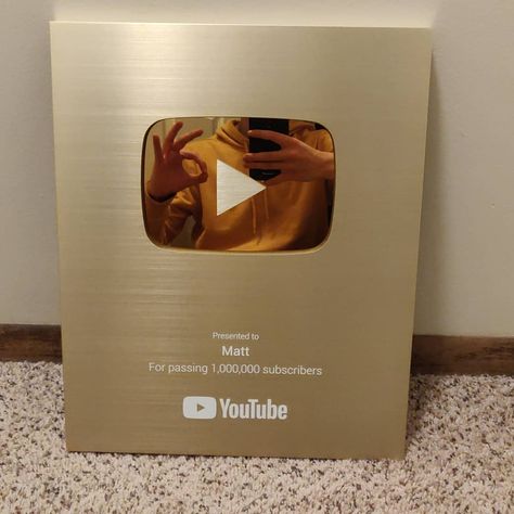 Gold Play Button, Play Button, Click The Link, Make Money, Youtube Channel, Money, Gold