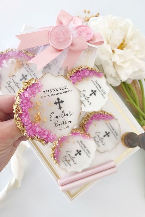 Baptism Party is Near?You are in the right place,we have fantastic baptism gift ideas…. Are you looking for an unique and elegant gift for baptism,first communion,christening or confirmation our personalized epoxy magnet are amazing. #baptism #baptismcandle #baptismdecor #baptismparty #baptismday #baptismdecoration #baptême #mibautizo #mibautismo #christening #thankyoufavors #baptismideas #baptismgift #baptismgifts Baptism Gift Ideas, Baptism Party Favors, Souvenir Ideas, Baptism Decorations, Baptism Candle, Baptism Party, Girl And Boy, Baptism Favors, Jan 1