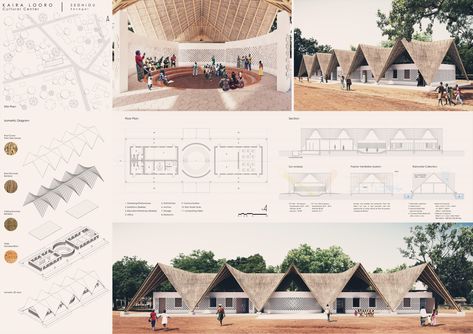 Silveira. Architecture Cultural Center, Panel Architecture, Ecological Architecture, Kaira Looro, Landscape Architecture Presentation, Concept Board Architecture, Architecture Center, Poster Architecture, Rainwater Collection