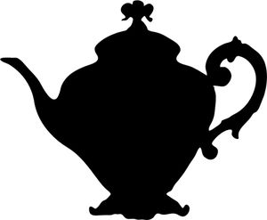 PublicDomainVectors.org-Vintage teapot Black Teapot, Black Woman Silhouette, Turtle Silhouette, Disney Silhouettes, Vintage Teapot, Silhouette Clip Art, Silhouette Stencil, Silhouette Free, Tree Silhouette