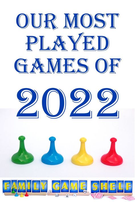 Find out what games we played the most in the past year. Dice, card and board games are all on the list. Use the list to find your next new family favorite game Game Shelf, Hogwarts Games, Thankful For Family, Games For Fun, Fun Christmas Games, Family Fun Games, Most Played, Thanksgiving Games, Dice Games