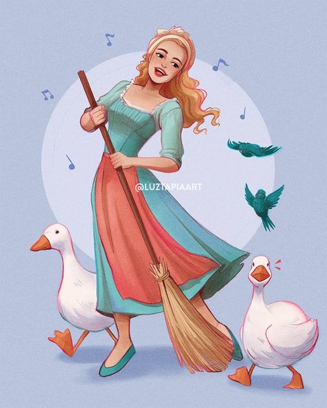 Luz Tapia Art, Cinderella Art, Cinderella Movie, Cinderella 2015, Disney Kingdom, Disney Live, Disney Live Action, Pinturas Disney, Disney Princess Art