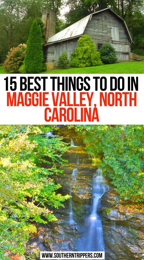 15 Best Things To Do in Maggie Valley, North Carolina Maggie Valley North Carolina Winter, Waynesville North Carolina Things To Do, North Carolina Winter, Maggie Valley North Carolina, North Carolina Vacation, Travel Chicago, Nc Travel, Maggie Valley Nc, Vacation Captions