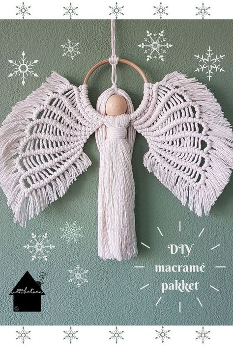 Garen: Barbante XL Wicca Crafts, Holiday Party Food, Diy Crafts For Adults, Winter Inspired, Christmas Charms, Christmas Party Decorations, Macrame Diy, Beautiful Christmas, Sewing Tutorials