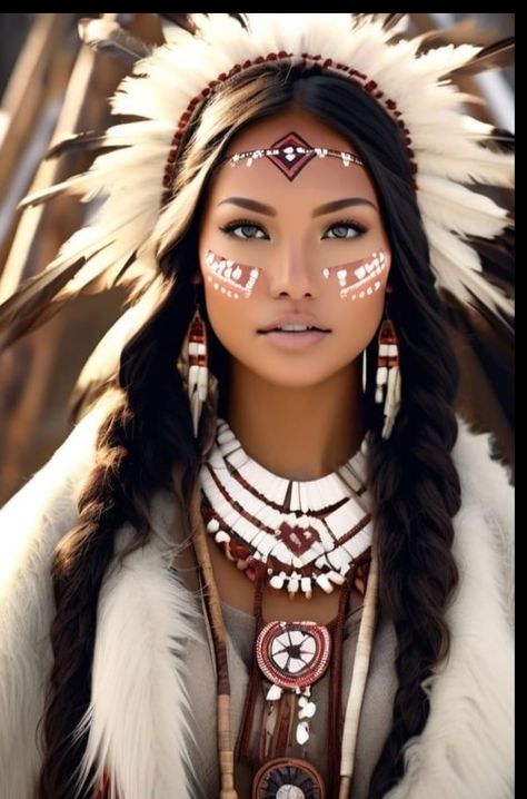 Native American Makeup, Native American Girl, Native Women, Hair Shows, Girls Makeup, American Women, Girl Face, American Girl, Kids Party