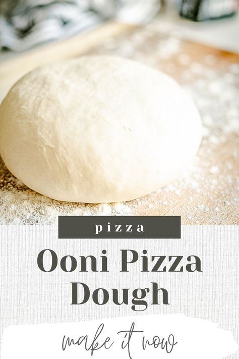 This pizza dough is perfect for outdoor pizza ovens, like the Ooni.  A tried-and-true recipe for crispy, chewy, and pillowy crust perfect for Neapolitan-style pizza. #pizza #Ooni #woodfiredpizza Wood Fired Pizza Crust Recipe, Wood Fired Pizza Dough Recipe, Ooni Pizza Dough, Outdoor Pizza Oven Recipes, Pizza Oven Recipes Wood Fired, Pizza Ooni, Neapolitan Pizza Dough Recipe, Wood Fired Oven Recipes, Wood Oven Pizza