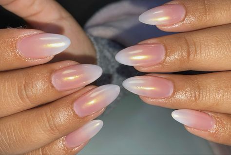 almond shape nails plus aurora effect😍 #auroranails #almondnails Aurora Nails, Shape Nails, Almond Shape Nails, Almond Shape, Princess Aurora, Nails Inspo, Almond Nails, Quince, Nail Inspo