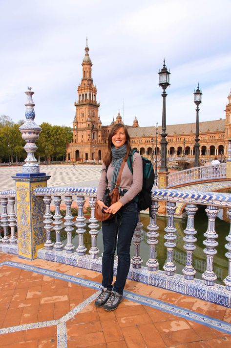 What to wear in Seville (month by month) guide - Wear When What Why Spain Outfit Ideas December, Seville Outfit Summer, Seville Outfits Spring, What To Wear In Spain In December, Sevilla Spain Outfits, Seville Spain Outfits Spring, Spain In Fall Outfits, Spain In January Outfits, Spain September Outfits