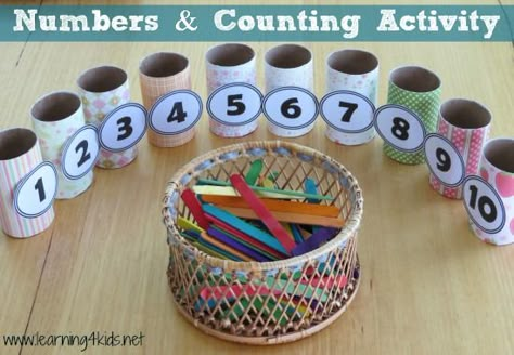 . Numeracy Activities, Simple Songs, Counting Activity, Prek Math, Number Activities, Numbers Preschool, Counting Activities, Math Activities Preschool, Learning Numbers