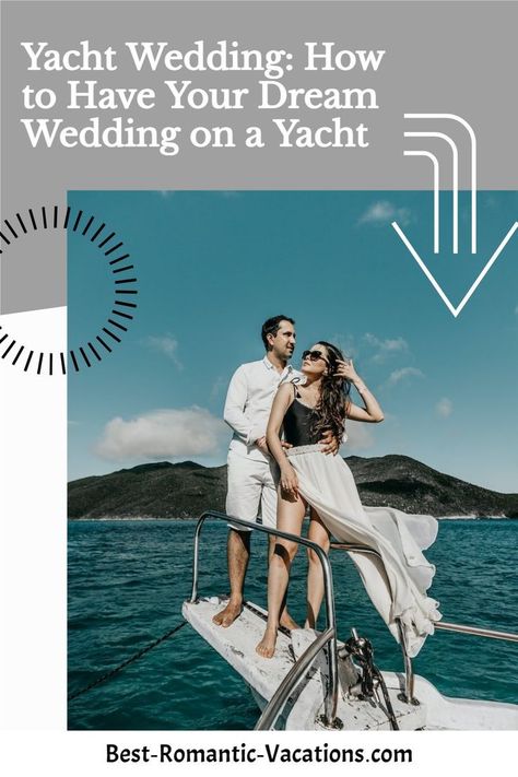 You can get married on the boat in any season, and there are many options for wedding attire, catering and décor. A Yacht Wedding is also an excellent option for a destination wedding. If you are thinking about having a Yacht Wedding, here are some things to keep in mind when planning this unique experience Yacht Wedding Ceremony, Yacht Wedding Ideas, Budget Friendly Honeymoon Destinations, Virgin Islands Wedding, Best Honeymoon Resorts, Affordable Honeymoon, Top Honeymoon Destinations, Perfect Honeymoon, Yacht Wedding