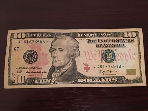 2009 Series Ten Dollar Star Bill Note $10 Circulated U.S. Paper Currency Rare