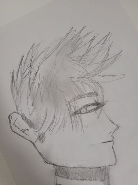 A drawn boy from the side Side View Drawing Boy, Mens Drawing, Side Burns, Side View Drawing, View Drawing, Boy Drawing, Side View, Male Sketch, Memes