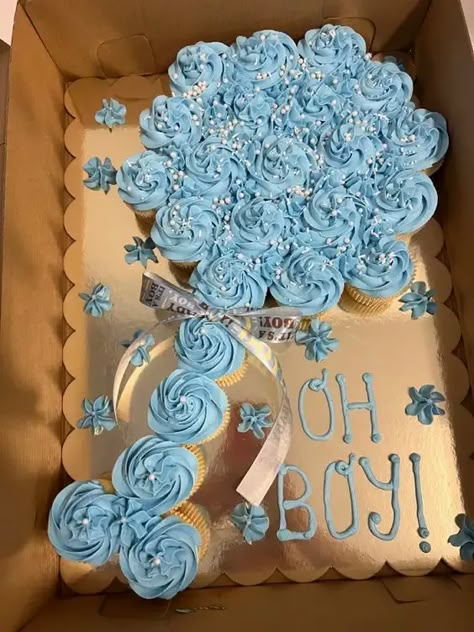 50+ Easy DIY Baby Shower Ideas for Boys - HubPages Baby Boy Shower Appetizers, Baby Shower Centerpieces For Boys Diy, Boy Baby Shower Cupcake Ideas, Baby Shower Cake Ideas For Boys, Easy Baby Shower Cakes, Simple Baby Boy Shower, Boy Baby Shower Treats, Baby Boy Shower Food, Baby Shower Boy Decorations