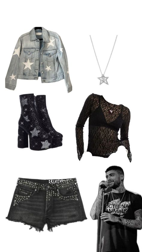 Zayn’s concert !! So proud of him btw ❤️‍🩹 Zayn Tour Outfits, Zayn Malik Concert Outfit Ideas, Zayn Concert Outfit, Driver Era Concert Outfit, Zayn Malik Concert, The Weekend Concert Outfit, Zayn Concert, Zayn Malik Outfits, Concert Outfit Inspo