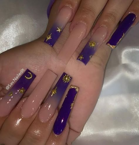 #follow #nailstagram #nailart #nails #acrylicnails #blogging #blogger #blog #acrylicnails #longnails Quinceañera Nails, Ongles Bling Bling, Quinceanera Nails, Nail Tek, Purple Acrylic Nails, Curved Nails, Purple Nail Designs, Purple Nail, Lash Tech