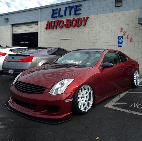 #Infiniti #G35 #Coupe #Modified #Slammed #Stance #WORK_Wheels Infiniti G35 Coupe Modified, Work Wheels, Infiniti G35 Coupe, S10 Truck, G35 Coupe, Car Builds, Slammed Cars, Nissan Nismo, Jdm Wallpaper