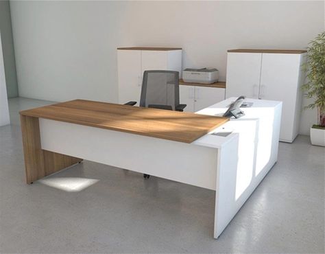 STIR8 | Calibre Office Furniture Office Refurbishment, Medical Office Interior, Clinic Decor, Modern Executive Desk, Office Desk Designs, Office Table Design, Office Interior Design Modern, Modern Office Interiors, Executive Office Desk