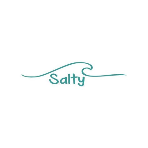 Salty Tattoo, Stay Salty, Mermaid Tattoo, Cute Tattoos For Women, Mom Tattoos, Ocean Wave, Be Creative, Christian Shirts, Ocean Waves