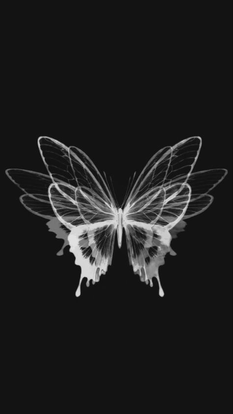 Black Butterflies Aesthetic, Butterfly Wallpaper Iphone, Simple Phone Wallpapers, Dark Phone Wallpapers, Cute Simple Wallpapers, Edgy Wallpaper, Dark Wallpaper Iphone, Phone Wallpaper Images, Black Butterfly