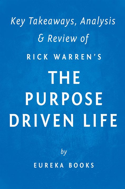 The Purpose Driven Life Purpose Driven Life Book, The Purpose Driven Life, Rick Warren, Purpose Driven Life, Life Book, Purpose Driven, Book Marketing, Earth Science, Heart And Mind