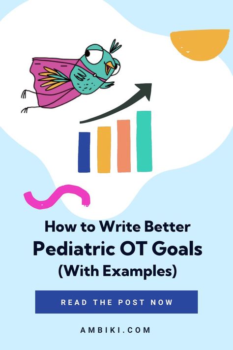 Goal writing can be one of the trickiest aspects of the pediatric OT profession. What makes goals effective? How can you ensure they are appropriate and attainable for your patients? In this post, we'll discuss a framework that includes the most important components of an effective pediatric occupational therapy goal. We'll also consider some examples and offer tips for creating great goals of your own. Occupational Therapy Goals, Therapy Goals, Pediatric Occupational Therapy, Writing Goals, Cool Writing, Occupational Therapy, Physical Therapy, Pediatrics, How Can