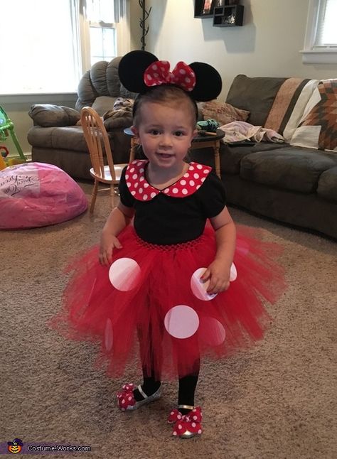 Minnie Halloween Costume, Minnie Mouse Costume Toddler, Minnie Mouse Halloween Costume, Minnie Costume, Headband Elastic, Mouse Halloween, Minnie Mouse Costume, Minnie Mouse Halloween