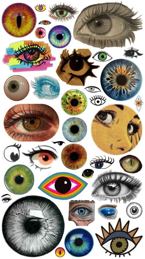 Eye Collage, Eyes Collage, Different Eyes, Collage Art, Art Journal, Collage, Wall, Quick Saves, Art