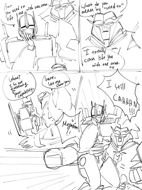 megop by @olspocb Megatron X Orion, Orion X Megatron, Megop G1, Megop Comic, Megop Transformers, Megatron X Optimus Prime, Megatron X Optimus, Transformers Prime Ratchet, Transformers Prime Funny