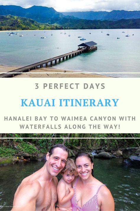 Kauai Itinerary 1 Week, Hawaii Kids, North Shore Hawaii, Hawaii Vacation Tips, Hawaii Activities, Hawaii Itinerary, Kauai Travel, Kauai Vacation, Hanalei Bay