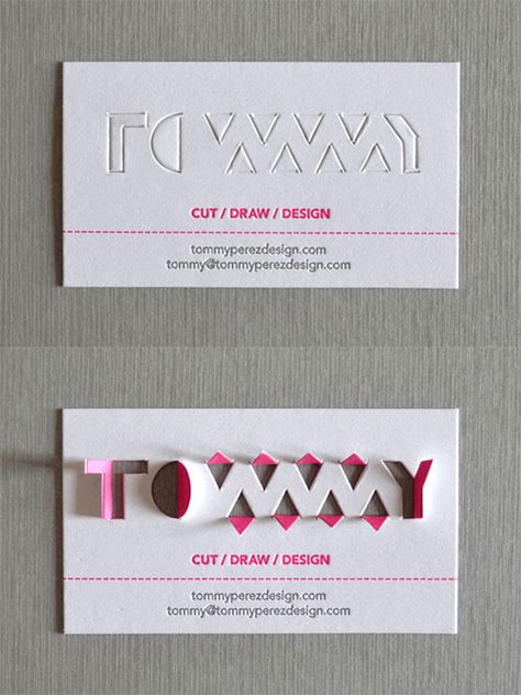 255 Of The Most Creative Business Cards Ever (#111 Blew My Mind! Brilliant!) ⋆ Page 17 of 30 ⋆ THE ENDEARING DESIGNER Die Cut Business Cards, Beautiful Business Card, Modern Business Cards Design, Name Card Design, Business Card Designs, Modern Business Card, Graphic Design Business, Business Card Inspiration, 카드 디자인