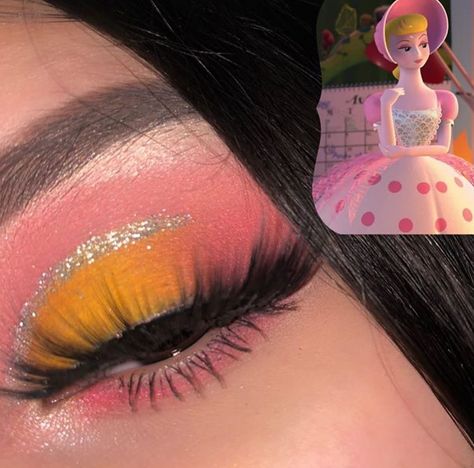 Toy story 4 makeup look Toy Story Makeup Looks, Toy Story Makeup, Makeup Toys, Euphoria Makeup, Makeup Pictorial, E.l.f. Cosmetics, Makeup School, Eye Makeup Designs, School Makeup