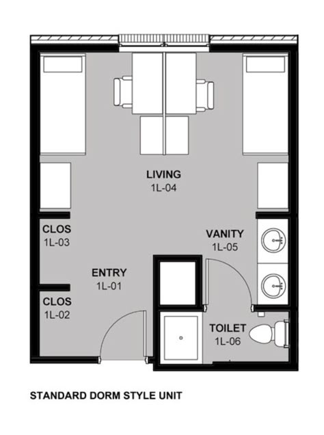 Traditiona dorm room blueprint Room Blueprint, Arch Student, Dorm Planning, Dorm Layout, Hype Beast Bedroom, Grown Woman Bedroom Ideas, Woman Bedroom Ideas, Dorm Room Layouts, Whimsy Goth Bedroom