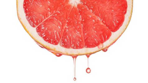 Sliced Grapefruit, Grape Vine Plant, Citrus Slice, Kinds Of Fruits, Grapefruit Essential Oil, Painting Inspo, Tasting Table, Pink Grapefruit, Citrus Fruit