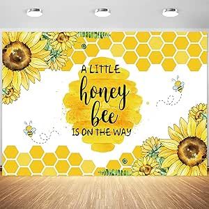 Bee Baby Shower Backdrop, Bumblebee Party, Honey Bee Baby Shower, Baby Shower Background, Boy Baby Shower Ideas, Bee Baby Shower Theme, Bumble Bee Baby Shower, Shower Backdrop, Bee Party