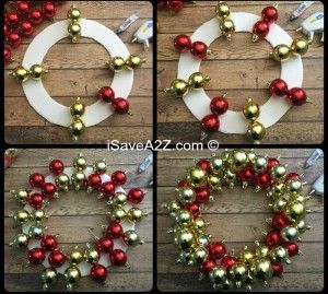 How to Make an Ornament Wreath Ornament Wreath Diy, Make An Ornament, Ribbon Wreath Christmas, Ornament Wreaths, Diy Christmas Wreaths Ideas, Christmas Wreaths Ideas, Christmas Wreaths Diy Easy, Christmas Ornament Wreath, Diy Christmas Wreaths