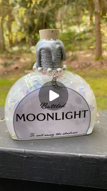 Potion Bottle Diy, Diy Floating Potion Bottle, Diy Potion Bottles, Shimmery Potion Diy, Shimmer Potion Bottles Diy, Sea Witch Potion, Light Up Potion Bottle Diy, Ice Witch, Forbidden Forest