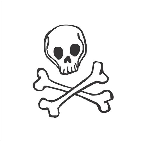 Cross Bones, Sign Image, Spooky Tattoos, Skeleton Art, Photoshop Backgrounds, Tattoo Outline, Black Ink Tattoos, Flash Art, Simple Doodles