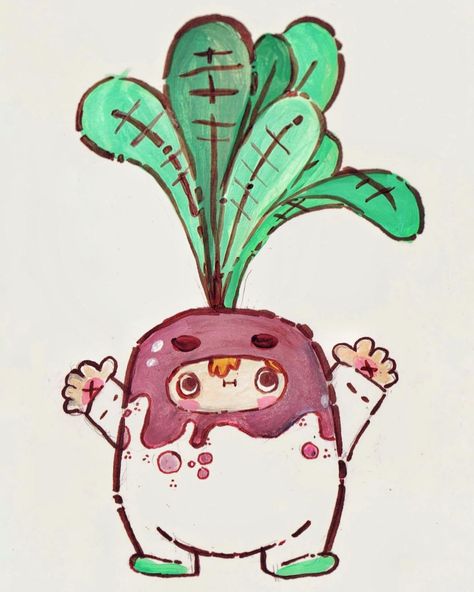 Veg Illustration, Radish Illustration, Radish Art, Sister Tats, Sister Tat, Pottery Inspo, My Idea, Radishes, My Oc