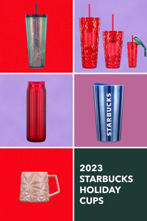 New Starbucks Cups 2023, Starbucks Prices, Starbucks Christmas Cups, Starbucks Locations, Starbucks Siren, Starbucks Rewards, Christmas Cups, Starbucks Holiday, Holiday Cups