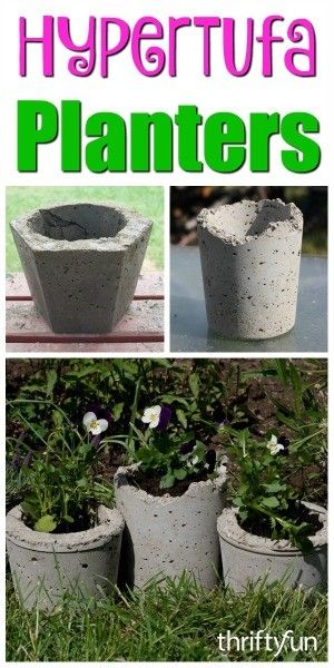 Hypertufa Planters, Diy Planters Indoor, Moss Planter, Diy Cement Planters, Garden Decor Crafts, Wrought Iron Wall Decor, Planter Diy, Diy Concrete Planters, Hidden Art