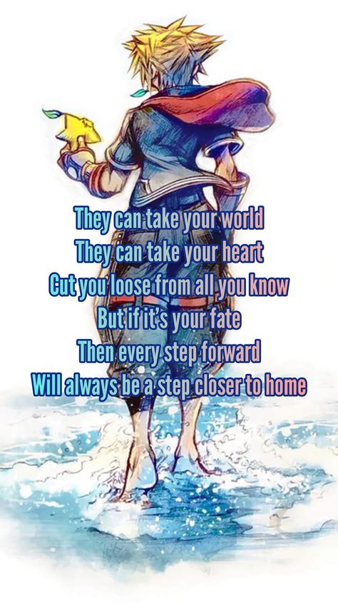 Wayfinder Kingdom Hearts, Kingdom Hearts Quotes, Kingdom Hearts Tattoo, Hearts Quotes, Battle Quotes, Kingdom Hearts Wallpaper, Video Game Quotes, Kingdom Hearts Fanart, Kingdom Hearts Art