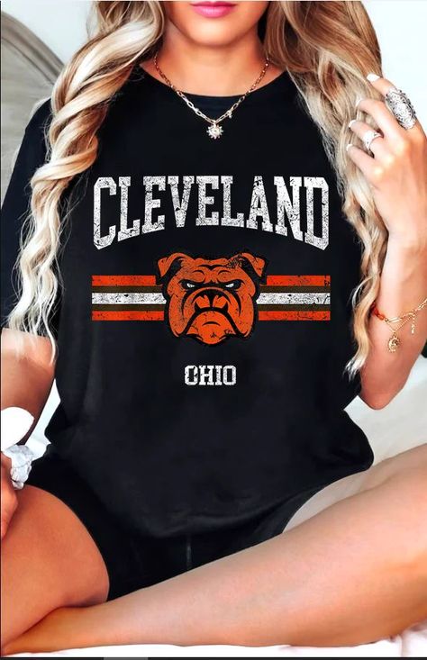 Cleveland Browns Shirts, Nfl Browns, Brown Shirt, Cleveland Ohio, Cleveland Browns, Ravens, Shirt Ideas, Family Shirts, Need This