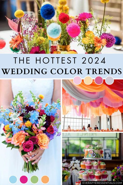 Fresh green and white wedding palette. May Wedding Themes Color Schemes, Royal Blue And Magenta Wedding Color Palettes, Wedding Colour Schemes Colourful, Bright Color Wedding Theme Decor, Tropical Color Wedding Palette, Wedding Swatches Colour Palettes, Wedding Color Schemes Unique, Vibrant Spring Wedding Colors, Summer Wedding Pallets Color Schemes