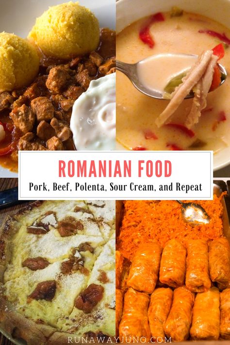 Beef Polenta, Romanian Polenta, Romanian Food Traditional, Romanian Dishes, Romanian Recipes, Slovak Recipes, Romanian Desserts, Food Traditional, Broccoli Cheese Soup Recipes