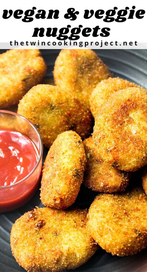 Vegetables For Kids, Potato Nuggets, Veggie Nuggets, Mix Vegetable, Vegan Appetizer, Nuggets Recipe, Easy Veggie, Vegan Potato, Vegan Appetizers