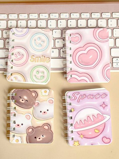 Kawaii Stationery Notebooks, Cute Books, Store Bought Snack, Pretty School Supplies, Note Pad Covers, Cute Stationary School Supplies, Kawaii Games, Art Activities For Toddlers, Cool School Supplies