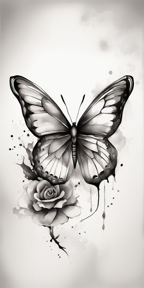 Draw Butterfly, White Butterfly Tattoo, Butterfly Tattoo Design, Butterfly Stained Glass, Small Chest Tattoos, Crazy Tattoos, Plain Canvas, Stained Glass Butterfly, Weird Tattoos