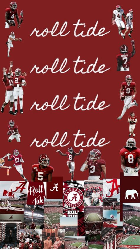 please save!! comment any suggestions! thank you! Alabama Football Wallpapers, Alabama Aesthetic, Alabama Wallpaper, Football Wallpapers, Alabama Roll Tide, Alabama Football, Football Wallpaper, Roll Tide, Crimson Tide